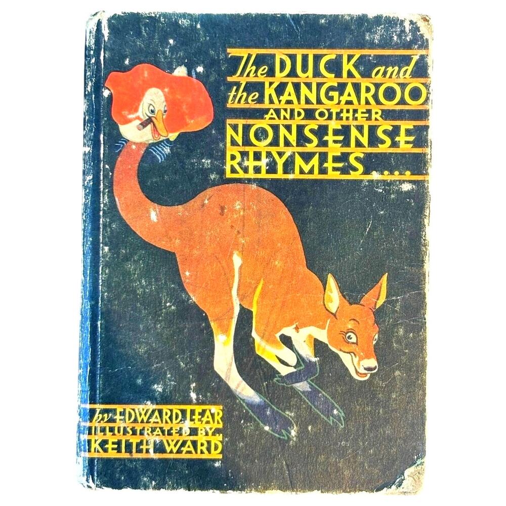 Vintage 1932 The Duck and the Kangaroo & Other Nonsense Rhymes by Edward Lear